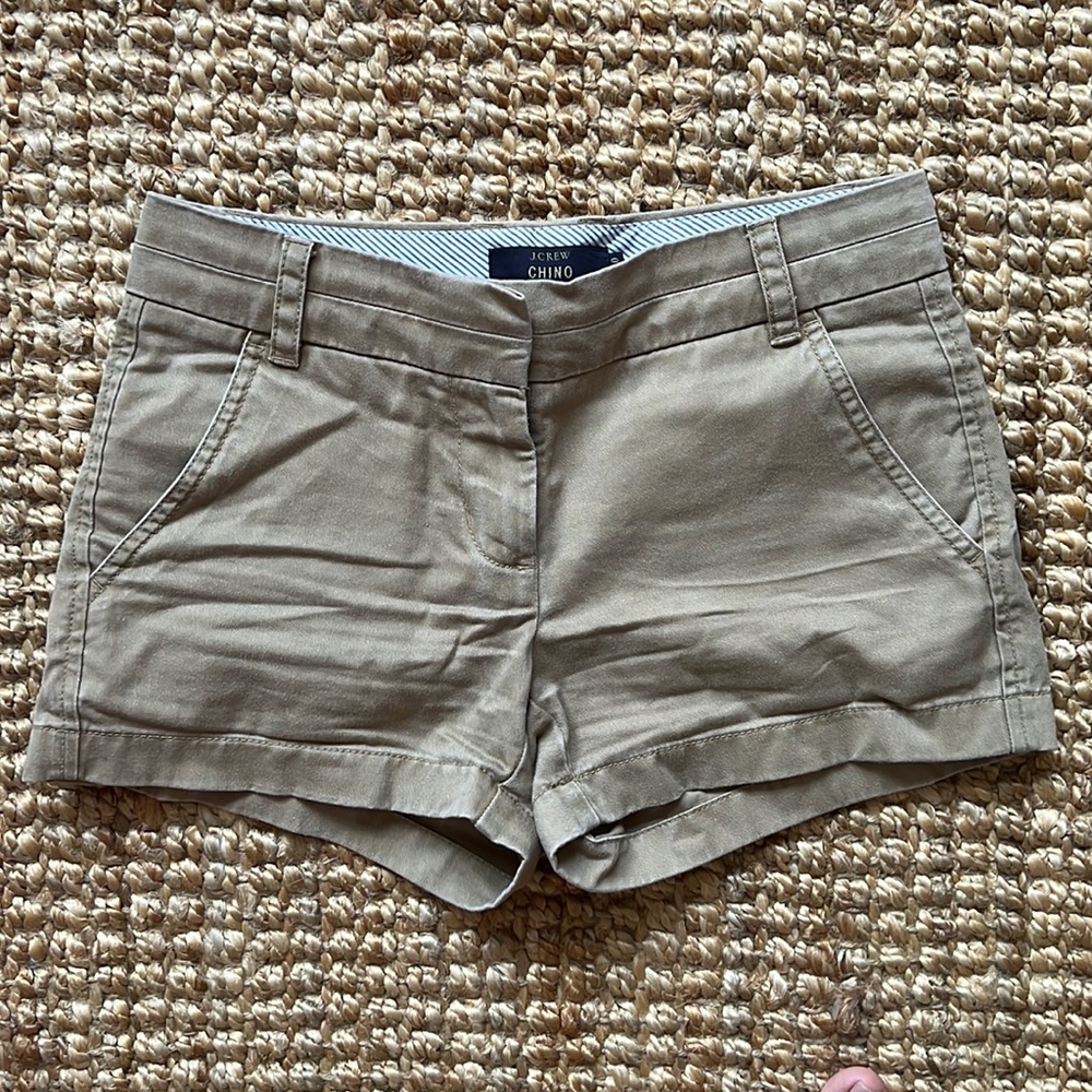 Jcrew chino shorts. Size 000